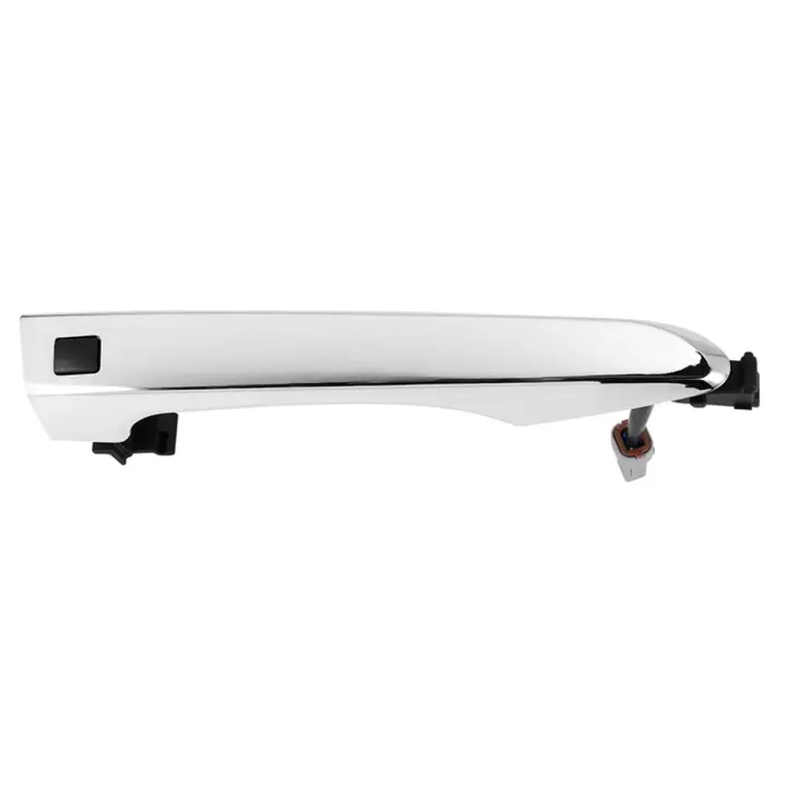Manija de llave inteligente para puerta delantera derecha Exterior cromada 82661D3710 compatible con Hyundai Tucson 2016 2017 2018 2019 - 1