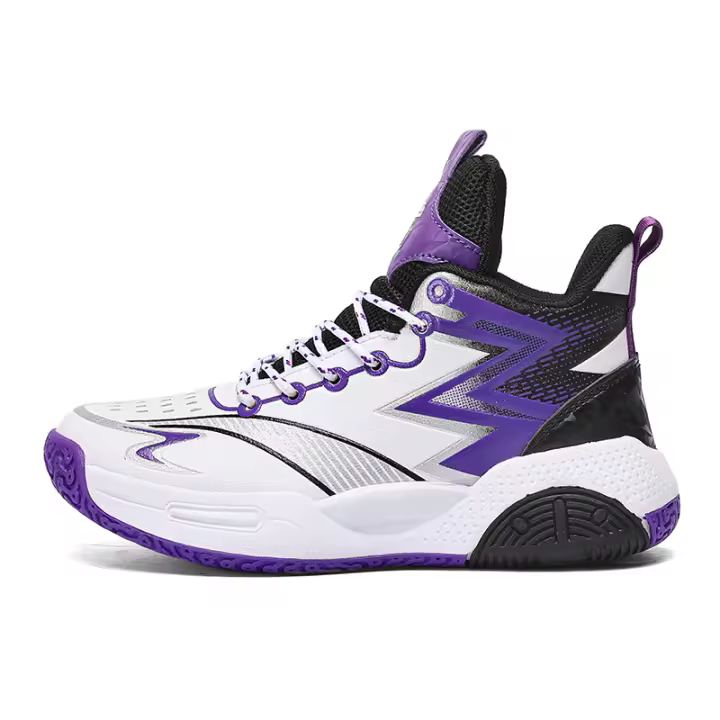 Zapatillas de Baloncesto para Niños Altura Comoda para Todos Suela de Goma Natural Forro de Cuero - 1
