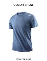 Camisetas de Correr para Hombres CHRLCK Secado Rápido Transpirables Elasticidad Suave - details 4