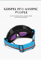 Gafas de esquí de una sola capa antivaho, gafas de Snowboard para nieve, gafas de moto de nieve, gafas de esquí para deportes al aire libre, nuevas - details 6
