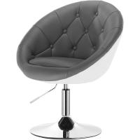 Taburete de Bar de Acero Cromado Taburete Bajo de Silla de Bar Taburete de Conferencia de Peluquería Taburete de Oficina Blanco BH41ws-1 - details 16
