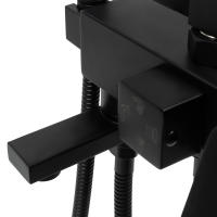 Sistema de ducha de acero inoxidable 304, juego de ducha de lluvia para baño negro, montaje en pared para casas, hoteles, escuelas, Apartamentos - details 8