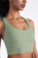 Top de Yoga Transpirable ZHUMU GYM Top de Deportiva de Verano con Espalda Cruzada para Mujeres - details 36