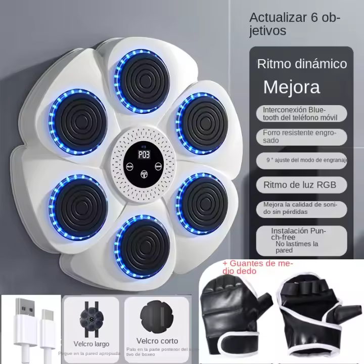 Boxeo Electrónico de Pared Portátil para el Hogar, dispositivo Electrónico de Pared Inteligente, Bluetooth - 1