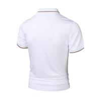 Verano de negocios simple ocio polo transpirable de los hombres de manga corta tops - details 14