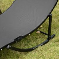 Plegables Tumbonas de Jardín con Marco de Aluminio en Forma de S Carga de 120 kg para Piscina Patio Terraza 165x61x63 cm Gris Oscuro - details 8