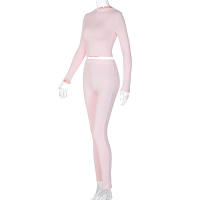 Conjunto deportivo de dos piezas de manga larga, nuevo traje informal de moda para mujer - details 130
