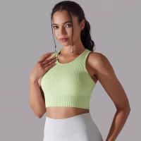 Sujetador deportivo para mujer, ropa interior, hilo sexy, informal, a rayas, sin costuras, top para gimnasio - details 34