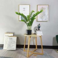 Higo: ramas de plantas artificiales, hojas de plástico falsas de dinero, árbol de banyan verde para el hogar, dormitorio, decoración de tienda de jardín - details 6