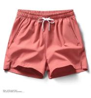 Pantalones Cortos de Moda para Hombres 2025 Ligeros, Informales con Bolsillos y Cremallera, Color Sólido, Correr en la Playa - details 6