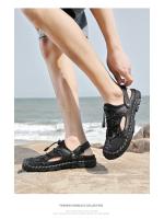 Zapatos de verano de gran tamaño para hombre, sandalias transpirables, zapatos casuales de malla, zapatos de viaje de fondo suave y hueco, zapatillas nuevas - details 2