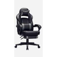 Silla de Oficina, Silla Gaming Ergonómica, Mecanismo de Inclinación, Apoyabrazos Plegables, Ruedas Universales, Altura Ajustable, Silla Racing, Negro Tinta - details 9