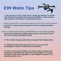 El Dron E99 viene con cámaras duales, dos baterías, control de aplicaciones móviles, juguetes voladores en interiores, Halloween, Navidad, Año Nuevo - details 0