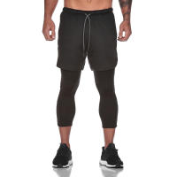 Pantalones cortos deportivos para hombre Pantalones cortos deportivos Muscle Fitness Brothers - details 1