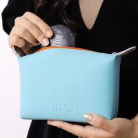 Bolso informal de PU para cosméticos, bolsa de aseo impermeable a prueba de humedad, gran capacidad, bolsa de almacenamiento de viaje de Color sólido para exteriores - details 3