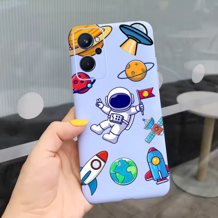 Funda mate de silicona para Oppo A96, 4G, 4G, dibujos animados, animales, dragón, Cool, OppoA96 A 96, CPH2333, Sofu Touch - 1