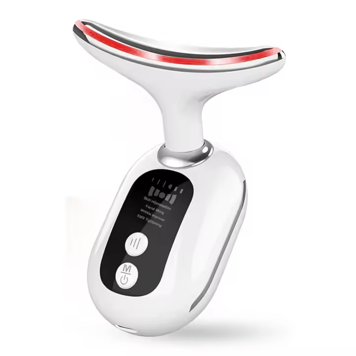 Scttomon Masajeador Facial Herramienta de Eliminación de Arrugas para Suavizamiento de Cara y Cuello Equipo de Belleza Efectivo - 1
