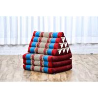 Cómodo Colchón De Suelo con Cojín De Lectura, Futón Japonés, Cama Plegable O Esterilla De Masaje Tailandés, 170 x 53 cm, Azul Claro - details 251