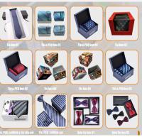 Corbata de hombre con estampado de animales pequeños de punto rojo y azul, corbata personalizada - details 9