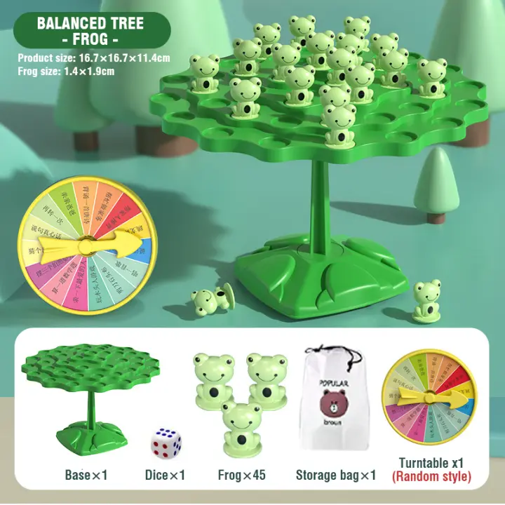 Juego de mesa de árbol equilibrado para niños, juego de mesa de equilibrio, juego de juguetes interactivos para padres e hijos, juguetes de matemáticas Montessori para niños - 1