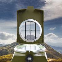 Brújulas Nueva Cometer de avistamiento de metal profesional Herramientas para acampar al aire libre Brújula portátil multifunción impermeable - details 4