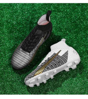 Zapatos de fútbol de entrenamiento para césped con uñas rotas largas y transpirables de caña alta para hombres y mujeres - details 25