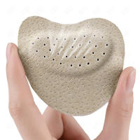 Almohadillas de cuero para el antepié para mujer, almohadillas antideslizantes para el cuidado de los pies, pegatinas para aliviar el dolor, 2 piezas - details 3