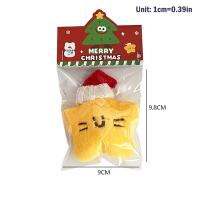 Llavero de Peluche de Navidad Kawaii Muñeco Relleno de Dibujos Animados de Papá Noel - details 12