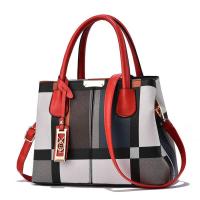 Bolso de mano a cuadros atmosférico para mujer, bandolera informal de gran capacidad, bandolera de mediana edad, mochila de lujo de alta gama - details 2
