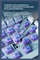 LT75 Teclado mecánico para juegos de tres modos de alta calidad teclado inalámbrico Bluetooth intercambiable en caliente personalizado - details 20