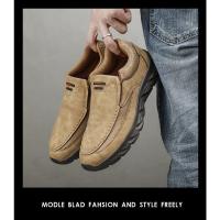 Zapatos informales de cuero para hombre, mocasines transpirables, zapatillas de deporte para hombre, calzado plano de cuero cómodo, zapatillas de deporte para hombre 2024 - details 15