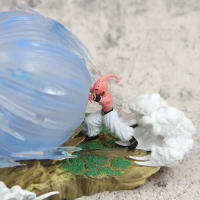 Figura de acción de Buu vs Goku, Super Saiyan, Genki Bomb, estatua de Pvc, modelo de colección, juguetes, regalo - details 9