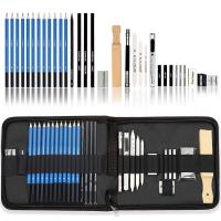 Lápiz y Juego de Dibujo para Arte  Set de Herramientas de Pintura al Agua Lápiz Metálico de 36 Piezas para Artistas - details 0