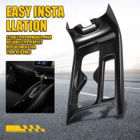 Consola central negra brillante para coche, soporte para vasos, cubierta decorativa, pegatinas embellecedoras para Honda HRV HR-V Vezel 2021 2022 LHD - details 5