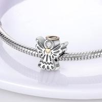 Abalorios de Encanto para Mujeres de Plata de Ley 925 Viaje Angel Love Boy Ajustables de 3mm Collar Original Pulsera DIY Joyería - details 7