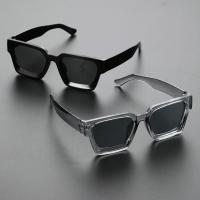 Gafas de Sol Cuadradas de Moda 1/2 PC Montura de Plástico Para Hombres y Mujeres Uso Diario - details 20