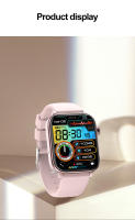 Reloj inteligente ET570, dispositivo con detección de frecuencia cardíaca, Bluetooth, llamada, función SOS, entrenamiento respiratorio, HD, novedad de 2024 - details 28