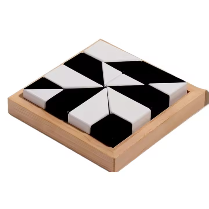 Juego de Rompecabezas de Madera Juguete Educativo de Pensamiento Espacial 3D para Niños y Niñas de 4 a 12 Años Regalo Perfecto - 1