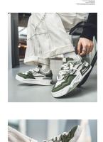 2024 nuevos zapatos deportivos informales de gran tamaño para hombres, zapatos con Panel de cuero elevado de suela gruesa, tallas 39-48 - details 16