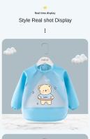 Babero impermeable para niños, bata de verano antisuciedad, manga larga,Pinny,ropa de interior y exterior,delantal de protección - details 9