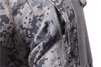 Camiseta de Hombre al Estilo Europeo con Bolsillo de Cuello Empalmado Camuflaje de Fitness para Exteriores Material Exterior de Poliéster - details 10