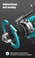 Taladro de Impacto Inalámbrico sin Escobillas Kamolee 13mm/10mm Herramienta Eléctrica para Makita Batería de 18V para Trabajos de Bricolaje en Casa - details 4