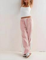 Pantalones Casuales de Aire Acondicionado para Mujer Raya Lateral Perfecto para Primavera-Verano-Otoño Estilo Europeo - details 6