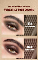 QIBEST Gel transparente para cejas, cera para cejas 2 en 1, cepillo líquido para cejas resistente al agua, tinte negro para cejas, maquillaje de ojos cosmético - details 5