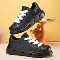 Nuevos zapatos ligeros de plástico moldeado por inyección para hombres, marca de calzado informal de aire de bajo precio 36-45, de alta calidad - details 8
