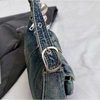 Bolso de mano de moda, bolso vaquero Retro, bolso cruzado para axila, bolso de hombro para chica picante, bolso para axila, bolso de tela Y2K, ropa de calle - details 23