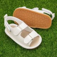 Sandalias De Verano Para Bebé Meckior Zapatos Para Niños Y Niñas Cuero PU Suela De Goma Antideslizante Primera Zapatilla Unisex 0-18M - details 6