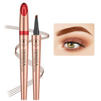 Lápiz de cejas líquido impermeable 3D de 4 puntas, lápiz de cejas portátil de larga duración para mujeres, uso diario - details 5
