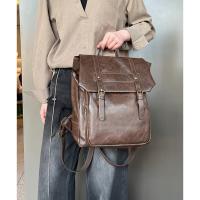 Premium sense gran capacidad mochila bolsa mujer 2025 nueva moda simple mochila cartero - details 10