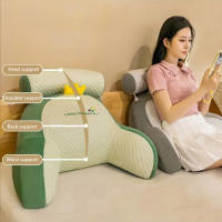 Almohada de lectura extraíble y lavable para sofá, cojín de asiento de decoración del hogar para aliviar el dolor de coxis - details 12